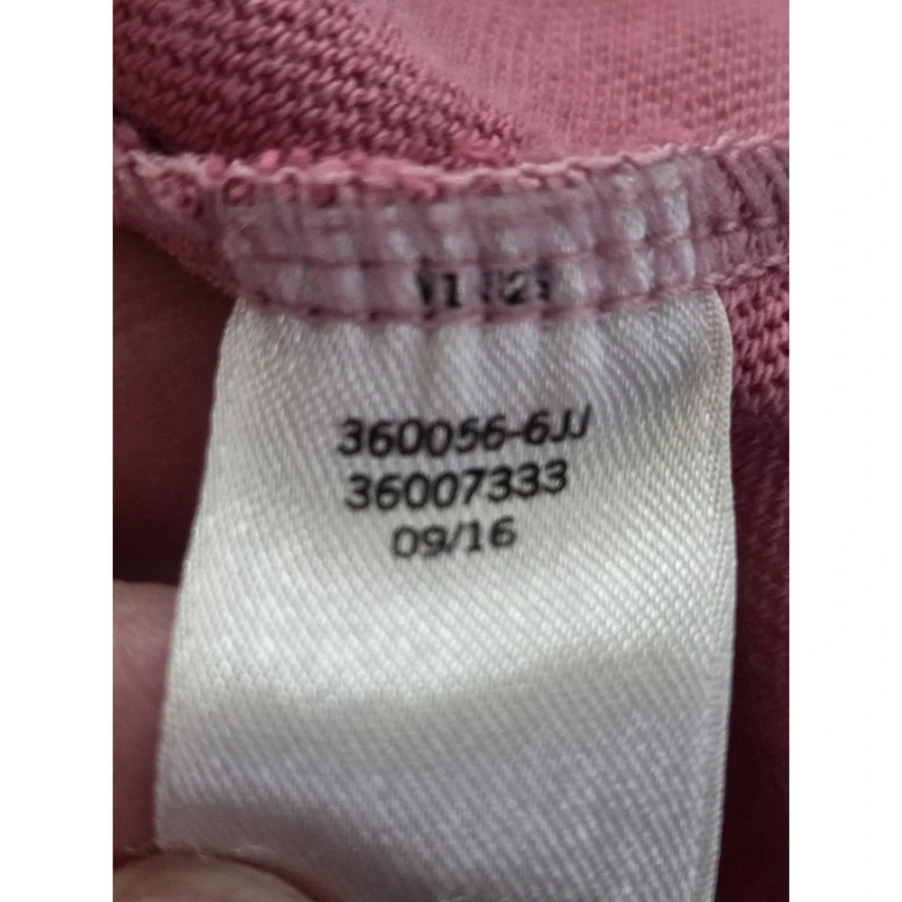 Victoria's Secret Pink Logo Top Women's Small Dusty Rose Acid Washed Oversized - Picture 10 of 11